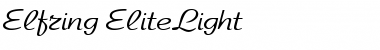 Download Elfring EliteLight Regular Font