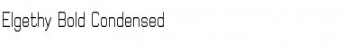 Download Elgethy Bold Condensed Regular Font