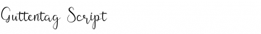 Download Guttentag Regular Font Title Preview