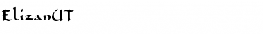 Download ElizanUT Regular Font Title Preview