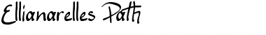 Download Ellianarelle's Path Regular Font Title Preview