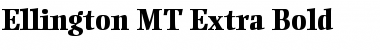 Download Ellington MT Extra Bold Regular Font Title Preview