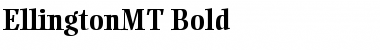 Download EllingtonMT Bold Font Title Preview