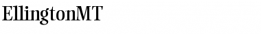 Download EllingtonMT Roman Font Title Preview