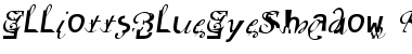 Download ElliottsBlueEyeShadow Regular Font Title Preview