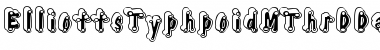 Download ElliottsTyphpoidMThrDDark Regular Font Title Preview
