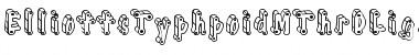 Download ElliottsTyphpoidMThrDLight Regular Font Title Preview