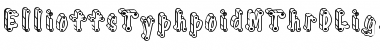 Download ElliottsTyphpoidMThrDLight Regular Font Title Preview