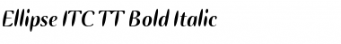 Download Ellipse ITC TT Bold Italic Font Title Preview