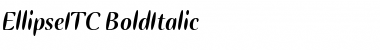 Download EllipseITC BoldItalic Font Title Preview