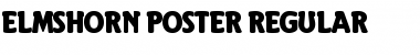 Download Elmshorn-Poster Regular Font Title Preview