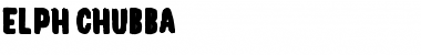 Download elph_chubba elph Font Title Preview