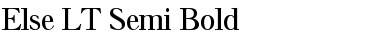 Download Else LT Light Bold Font Title Preview
