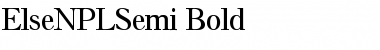 Download ElseNPLSemi Bold Font Title Preview