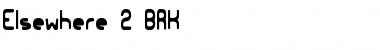 Download Elsewhere 2 BRK Regular Font Title Preview