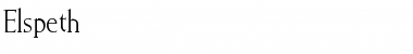 Download Elspeth Regular Font Title Preview