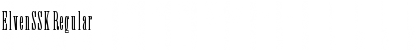 Download ElvenSSK Regular Font Title Preview