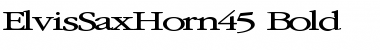 Download ElvisSaxHorn45 Bold Font Title Preview