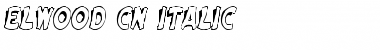 Download Elwood Cn Italic Italic Font Title Preview