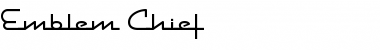 Download Emblem Chief Medium Font Title Preview
