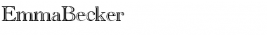 Download EmmaBecker Regular Font Title Preview