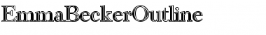 Download EmmaBeckerOutline Normal Font Title Preview