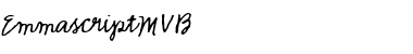 Download EmmascriptMVB Regular Font Title Preview