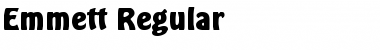 Download Emmett Regular Font Title Preview
