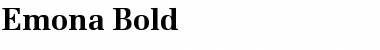 Download Emona Bold Font Title Preview