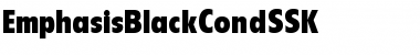 Download EmphasisBlackCondSSK Regular Font Title Preview
