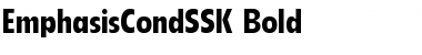 Download EmphasisCondSSK Bold Font Title Preview