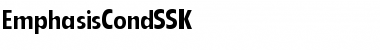 Download EmphasisCondSSK Regular Font Title Preview