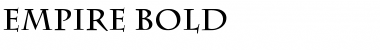 Download Empire Bold Font Title Preview