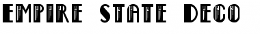 Download Empire State Deco Regular Font Title Preview