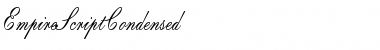 Download EmpireScriptCondensed Regular Font Title Preview