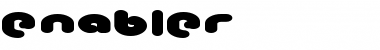 Download Enabler Regular Font Title Preview