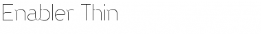 Download Enabler Thin Font Title Preview