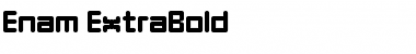 Download Enam ExtraBold Font Title Preview