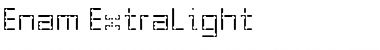 Download Enam ExtraLight Font Title Preview