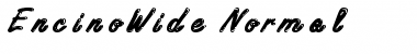 Download EncinoWide Normal Font Title Preview