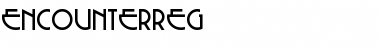 Download EncounterReg Regular Font Title Preview