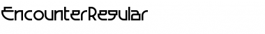 Download EncounterRegular Regular Font Title Preview