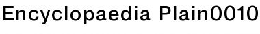 Download Enciclopaedia Plain Font Title Preview