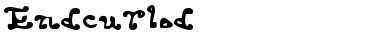 Download Endcurled Regular Font Title Preview