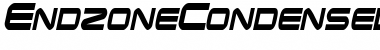 Download EndzoneCondensed Oblique Font Title Preview