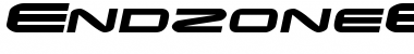 Download EndzoneExtended Oblique Font Title Preview