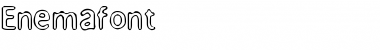 Download Enemafont Medium Font Title Preview