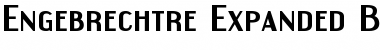 Download Engebrechtre Expanded Bold Font Title Preview