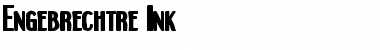 Download Engebrechtre Ink Regular Font Title Preview