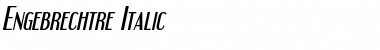 Download Engebrechtre Italic Font Title Preview